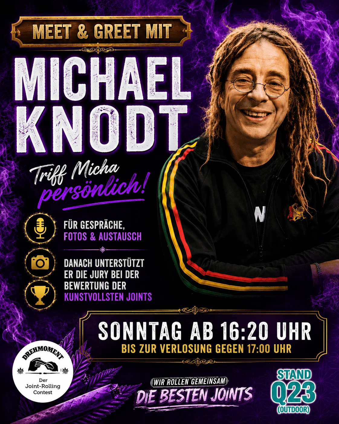 Meet & Greet mit Michael Knodt – Sonntag ab 16:20 Uhr, Stand Q23 Outdoor